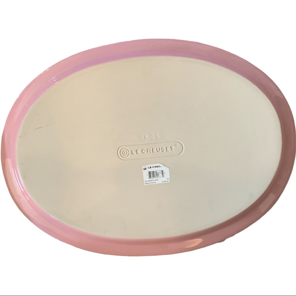 Le Creuset Oval Serving platter in Pink RARE